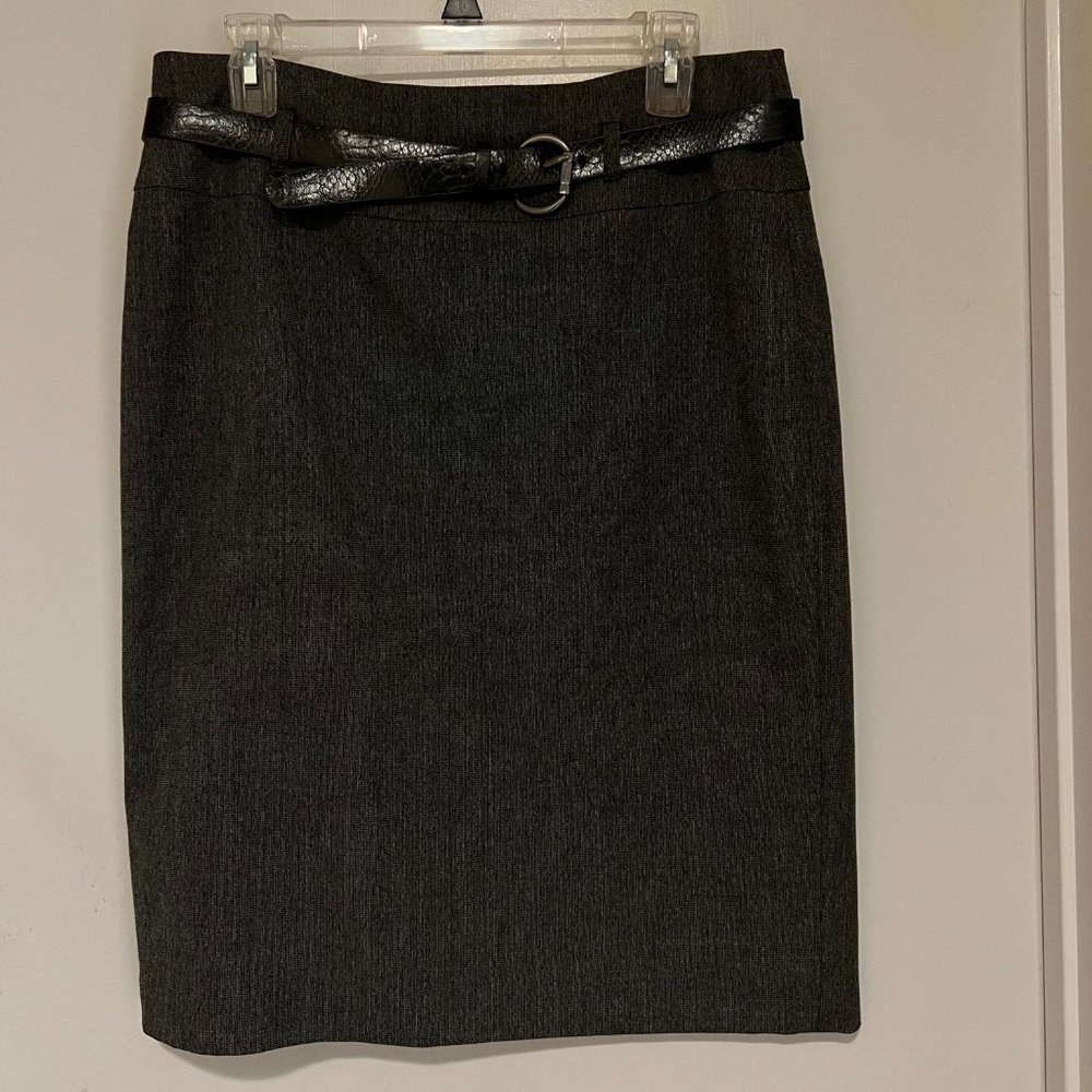 Apt 9 Black "Tweed" Skirt Size 10